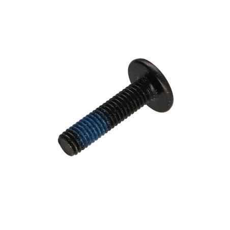1 x Vis Poelier M6X25 Clé de 4 HC4 Acier zingué noir Frein filet