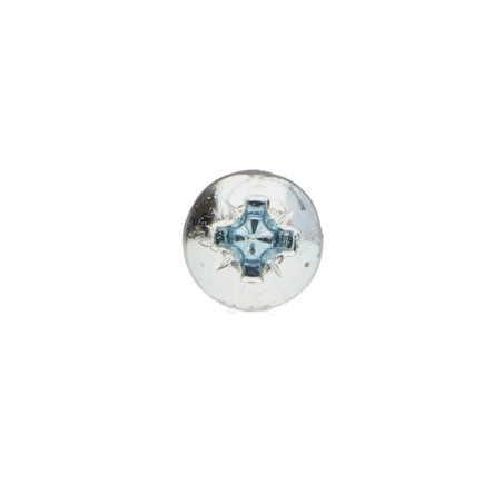 1 x VBA Vis bois agglo Tête ronde TR Pozi N°2 4X80 Filetée sur 48 Acier zingué