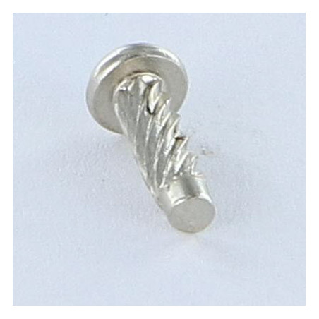 1 x Rivet SIM ou fausse vis à frapper Type U Tête ronde TR 3.56X 3/16 Acier nickelé