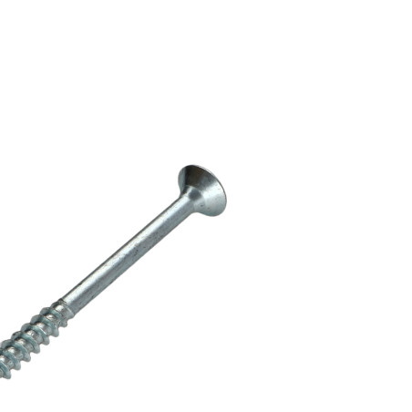 1 x VBA Vis bois agglo Tête fraisée Pozi N°2 5X120 Filetage partiel Acier zingué