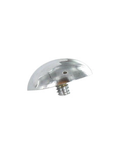 Cache tête Rond Laiton chrome Diamètre 15 Tige M3