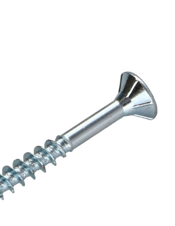 Vis bois TEKOR Tête fraisée Cranté 5X45 Filetée sur 27 TORX T25 Acier zingué Pointe antifendage type 17