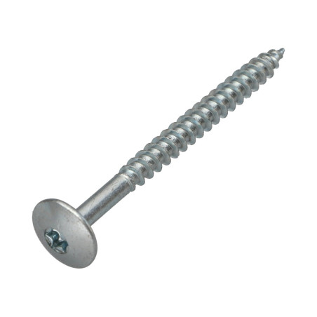 1 x Vis Penture 6X80 Filetage partiel TORX T30 Acier zingué