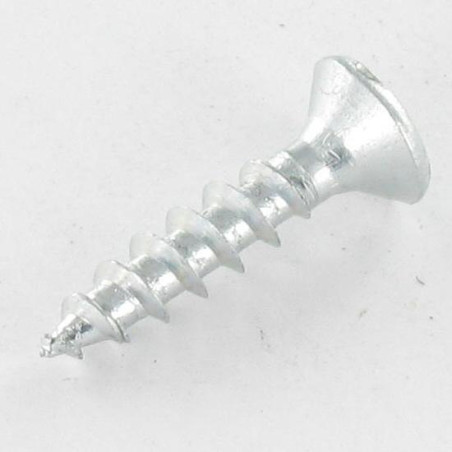 1 x VBA3 Tête fraisée bombée TFB Pozi N°2 4X15 Acier zingué