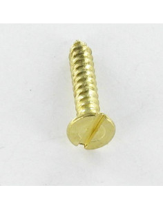 Vis tôle Tête fraisée Fendue 2.9X16 Acier laitonne 2