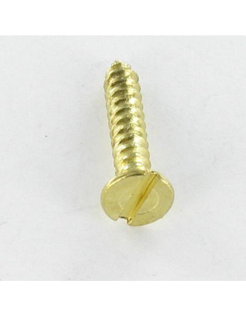 Vis tôle Tête fraisée Fendue 2.9X16 Acier laitonne
