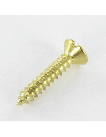 Vis tôle Tête fraisée Fendue 2.9X16 Acier laitonne