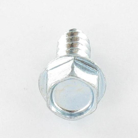 1 x Vis tôle Tête hexagonale TH Embase lisse 4.8X13 Acier zingué