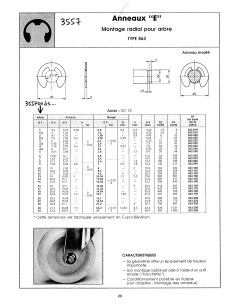 Anneau TRUARC"E" TYPE863 Arbre Diamètre 18 Acier brut 2