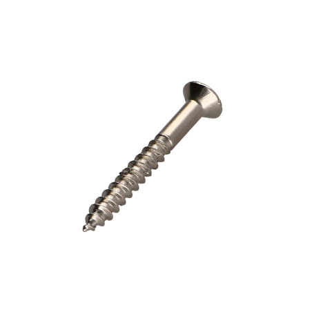 1 x Vis bois Tête fraisée Pozi N°2 3.5X30 Acier nickelé