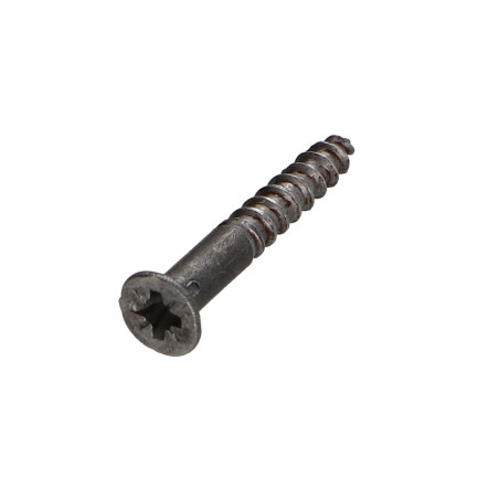 1 x Vis bois Tête fraisée Pozi N°1 3X25 Acier brut microvis