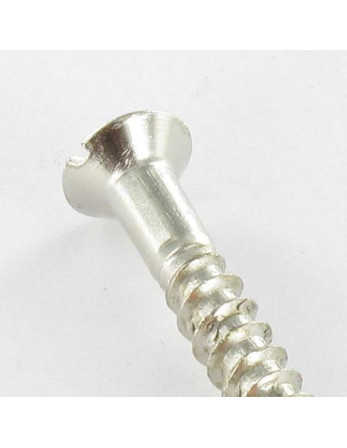 Vis bois Tête fraisée bombée TFB Fendue 4X35 Acier chrome