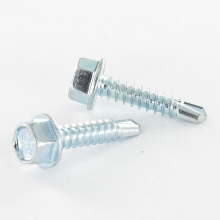 1 x FASTOVIS Tête hexagonale TH 4.8X19 Acier zingué
