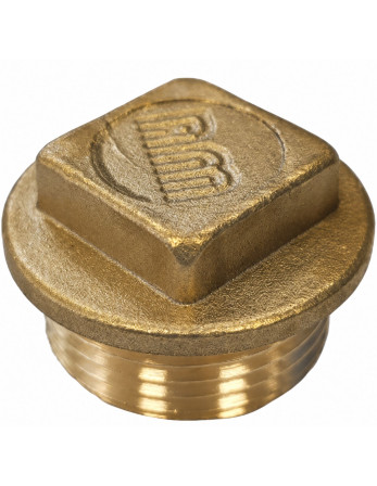 Bouchon mâle Figure 290 102x114 (4") Tête carrée Laiton