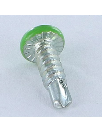 Vis autoperceuse Tête cylindrique bombée TCB Phillips 4.2X16 Acier zingué LAQ 6018