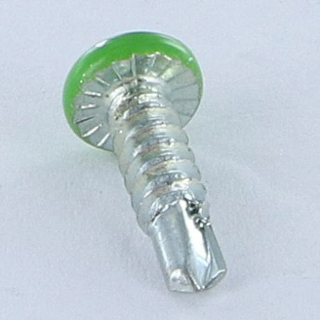 1 x Vis autoperceuse Tête cylindrique bombée TCB Phillips 4.2X16 Acier zingué LAQ 6018