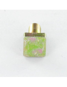 Vis métaux Tête carrée 4X10 Acier zingué 2