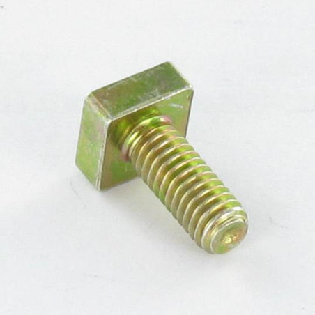 1 x Vis métaux Tête carrée 4X10 Acier zingué