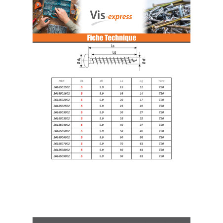 1 x Spax Vis bois Tête ronde TR T-STAR+ TORX T15 WIROX 3.5X16
