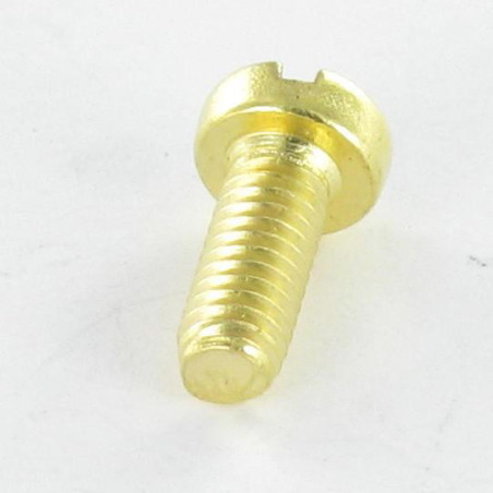 1 x Vis métaux Laiton Tête cylindrique TC Fendue M5X40