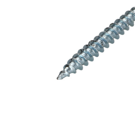 1 x VBA Vis bois agglo Tête fraisée Pozi N°2 5X70 Filetage partiel Acier zingué