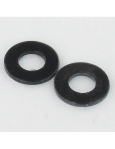 Rondelle Plate 6X18X2 Acier zingué noir