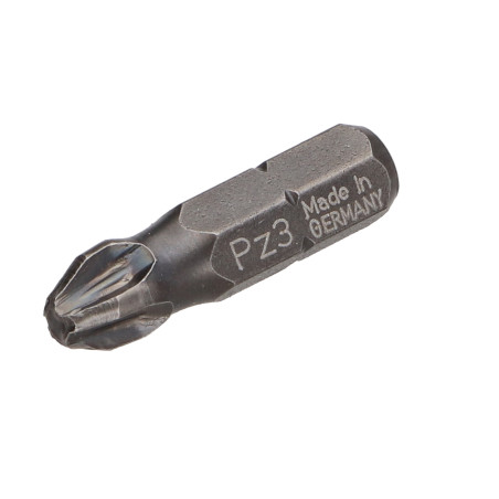 1 x Embout Qualité industrielle 1/4" C6.3 Pozi N°3 Longueur 25