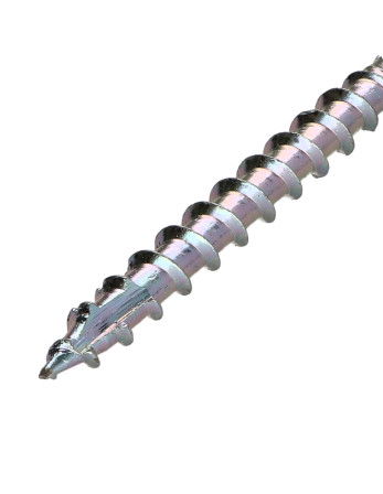 Vis charpente TEKOR Tête hexagonale TH Pointe antifendage type 17 8X200 Filetée sur 80 TORX T40 zingué cr3 96 hbs