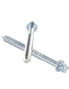 PATTES à Vis bois Acier zingué 7X80