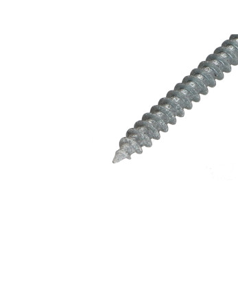 VBA Vis bois agglo Tête ronde TR Pozi N°2 5X50 Acier zingué Laqué blanc RAL9010 blanc pur