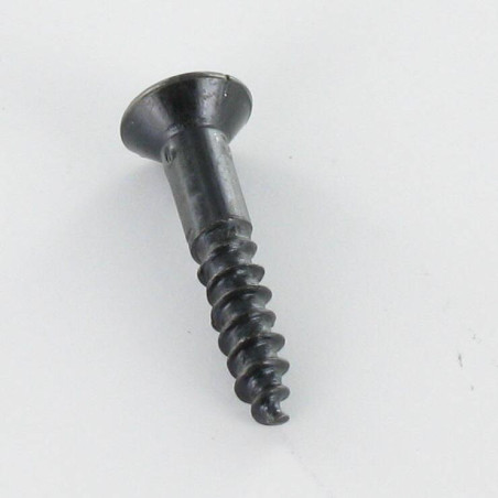 1 x Vis bois Tête fraisée bombée TFB Pozi N°2 3.5X20 Acier zingué noir