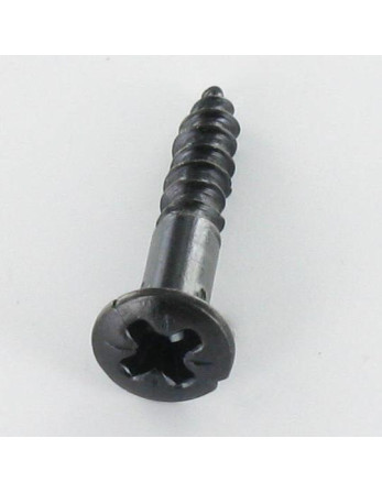 Vis bois Tête fraisée bombée TFB Pozi N°2 3.5X20 Acier zingué noir