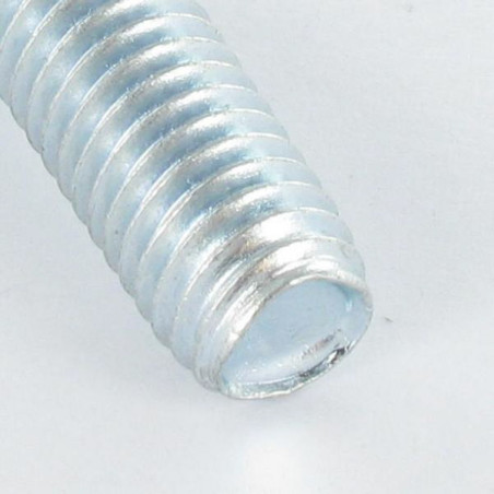 1 x Vis autotaraudeuse Tête hexagonale TH Embase collerette crantée M10X40 Acier zingué