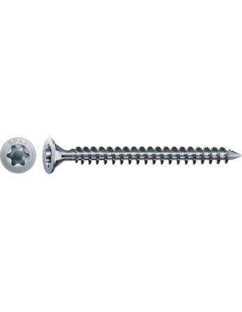 Spax Vis bois Tête fraisée TORX T40 8X400 Filetage total WIROX