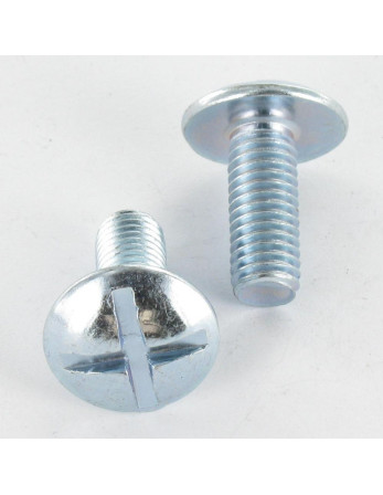 Vis Poelier Fendue En Croix M8X80 Acier zingué