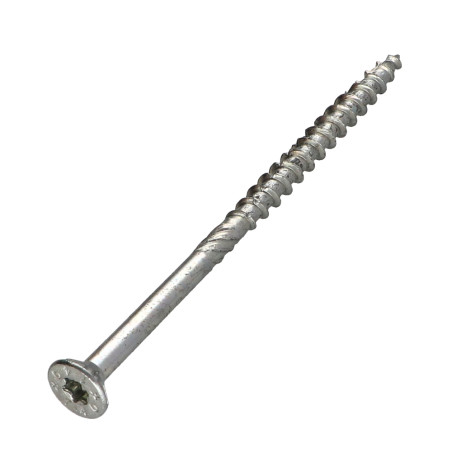 1 x VBA3 Tête fraisée Cranté 4X60 Filetée sur 39 TORX T20 Acier zingué