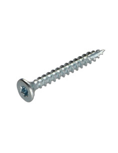 Vis bois TEKOR Tête fraisée Cranté 4X30 TORX T20 Acier...