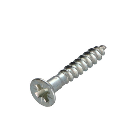 1 x Vis bois Tête fraisée Pozi N°2 5X30 Acier zingué
