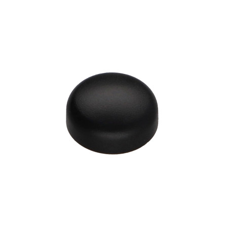 1 x Cache vis Tête cylindrique bombée TCB Vis tôle DE4.8 Polyéthylène RAL9005 noir foncé