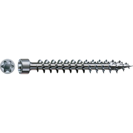 1 x Spax Vis bois Tête cylindrique TC TORX T40 8X280 Filetage total 4CUT WIROX