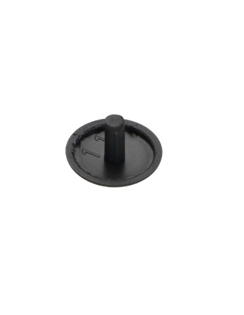 Cache tête de vis Polyéthylène Diamètre de tête: 12 Diamètre tige 2.5 Longueur total 5 RAL7016 gris anthracite