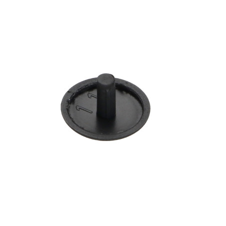1 x Cache tête de vis Polyéthylène Diamètre de tête: 12 Diamètre tige 2.5 Longueur total 5 RAL7016 gris anthracite