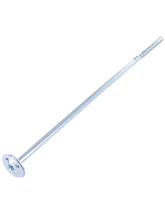 VBA Vis bois agglo Tête disque TORX T40 10X380 Acier zingué 2