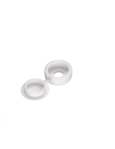Cache Rivet Polyéthylène Blanc
