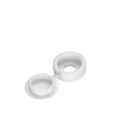 1 x Cache Rivet Polyéthylène Blanc