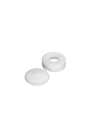 Cache Rivet Polyéthylène Blanc