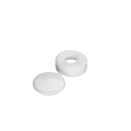 1 x Cache Rivet Polyéthylène Blanc