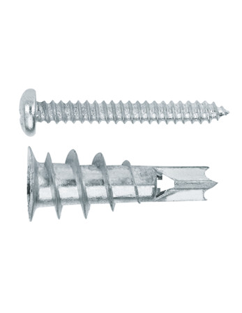 Cheville métallique Vis autoperceuse RAWLPLUG Zamak 12X32 Avec Vis