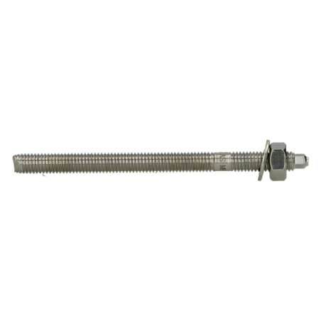 1 x Tige filetée Ancrage CHIMIQUE M20X260 Acier zingué