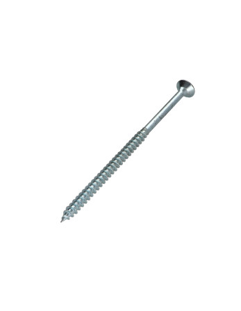 VBA Vis bois agglo Tête fraisée Pozi N°3 6X140 Filetage partiel Acier zingué